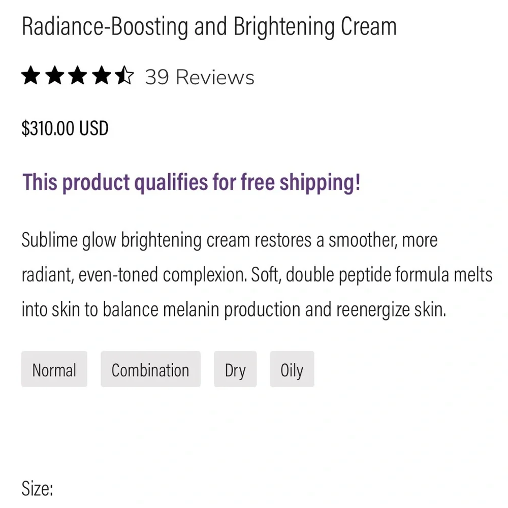 AQ Absolute Glow-Radiant Brightening Cream 6ml-.21oz
